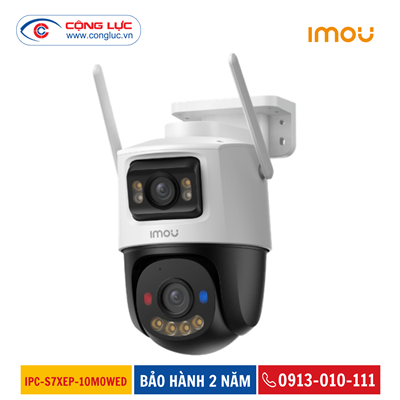 Camera Wifi 2 Mắt Ngoài Trời 10MP (5MP+5MP) iMOU IPC-S7XEP-10M0WED Xoay 360